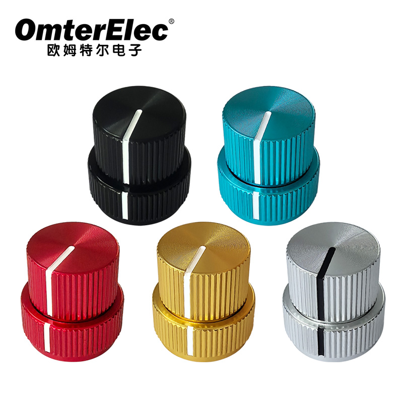 Guitar Aluminum Alloy Dual Concentric Control Knobs